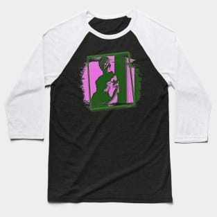 Greek Lady Baseball T-Shirt